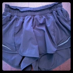 Lululemon Black Hotty Hot Shorts